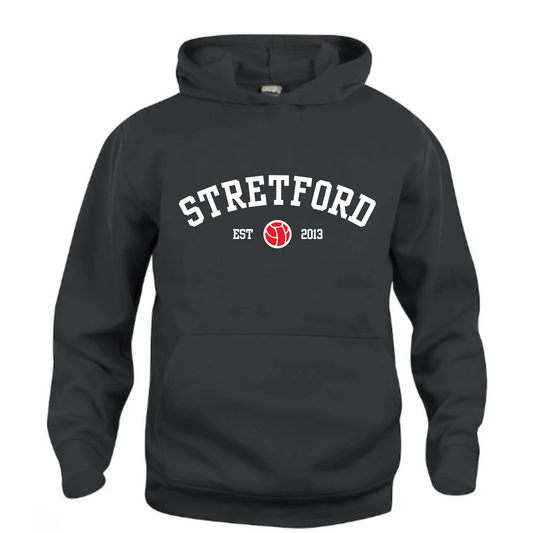 University Print Oversized Hoodie